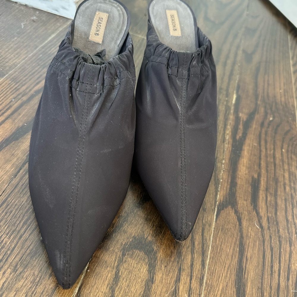 Yeezy Season 8 Onyx Nylon Heels